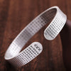 Lotus (Sterling Silver) Bangle/Bracelet