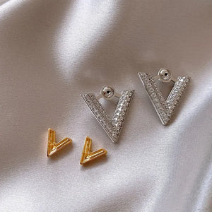 V Design - Fashion Earrings (14k)