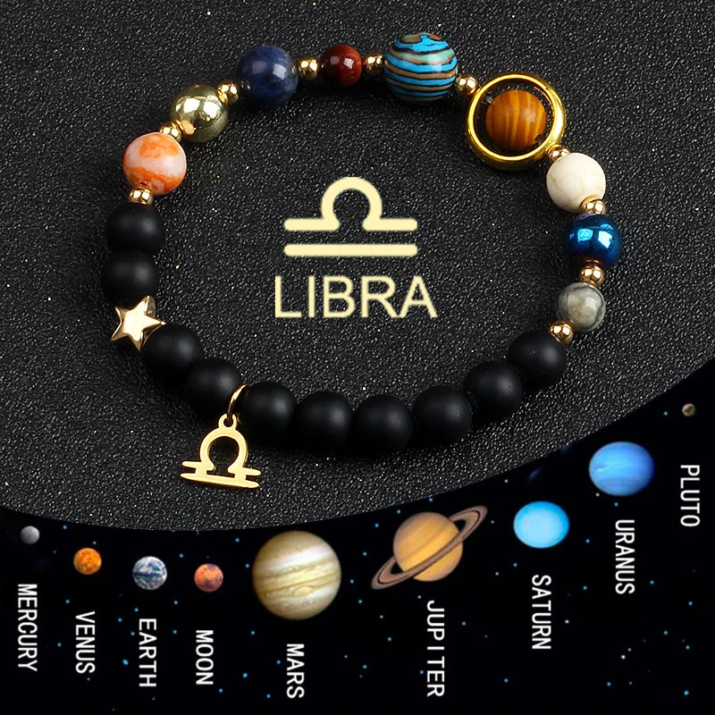 Natural Stone Constellation Bracelets