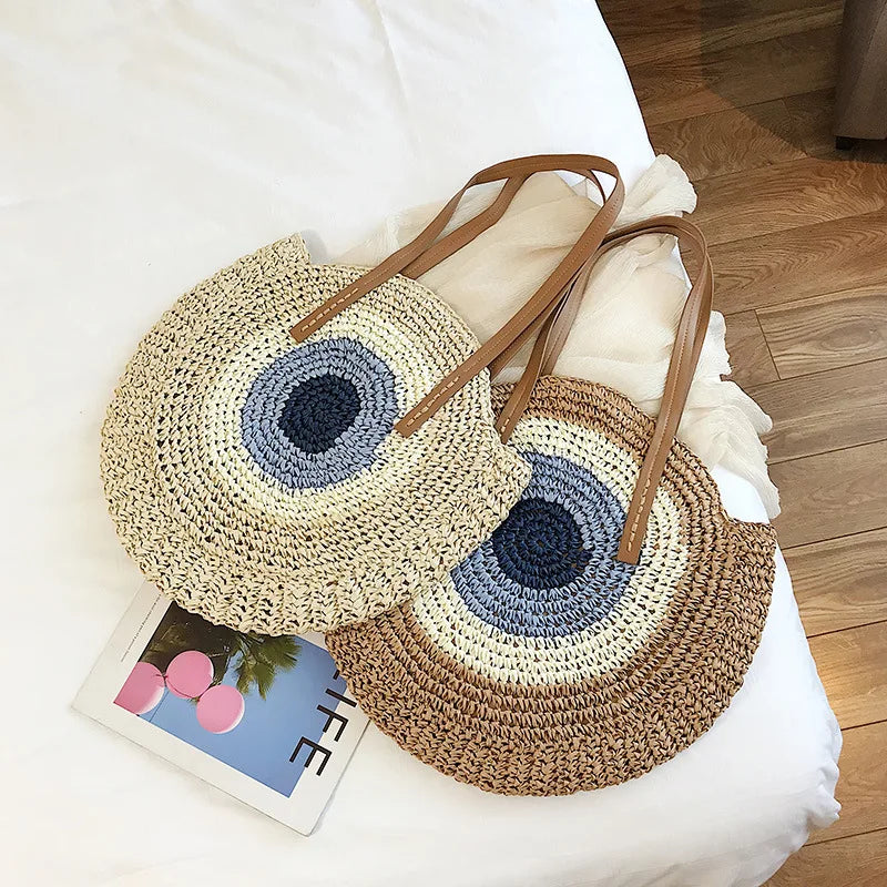 Summer Style - Straw Round Bag