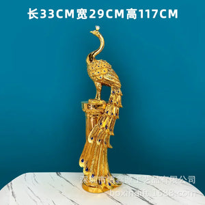 Peacock European-style (Large) Decor Statue