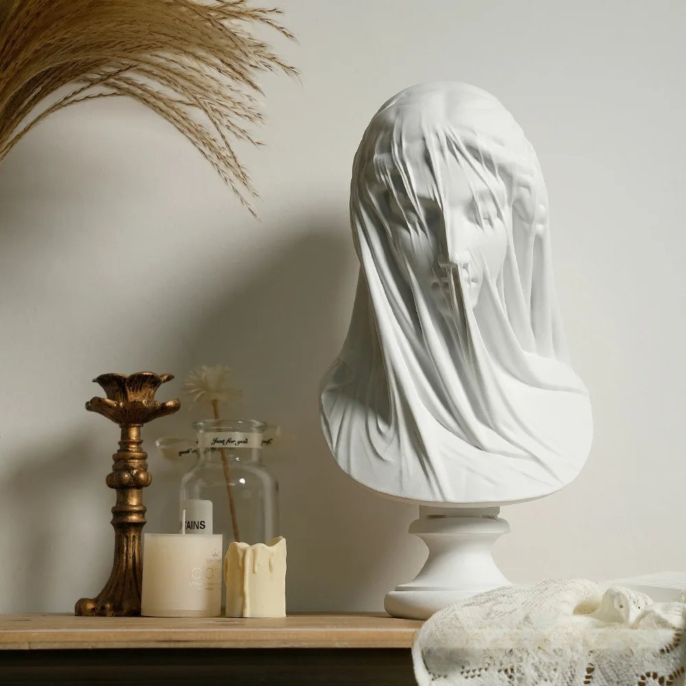Veiled Maiden Sculpture