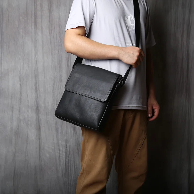 Men's Casual - Leather Bag