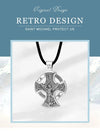 Saint Michael Cross (925 Sterling Silver) Necklace