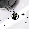 Black Cat Planet Necklace
