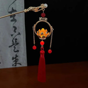 Luminous Lantern Hair Sticks