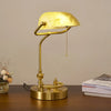 Vintage Table Lampshade (Wood/Copper Base)