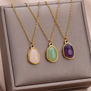Lucky Charm Opal Necklaces