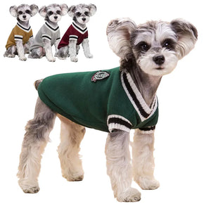 College Style Pet Sweater