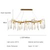 Classic Blue/Gold Lustre Chandelier