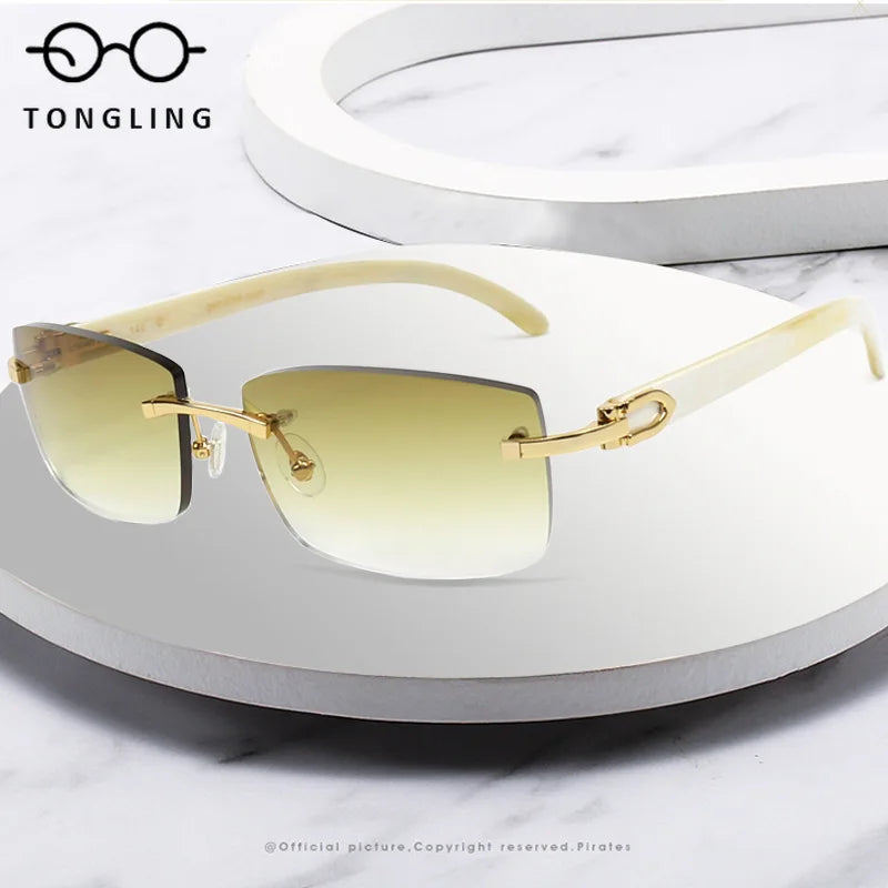 Sunglasses Men (Buffalo Horn) Fashion
