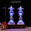 Buddha Crystal Lotus Lamps (pair)