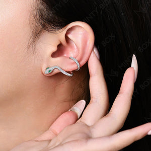 Snake S925 Moissanite Earrings