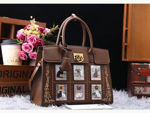 Fashion (Cat Print) Design Handbags
