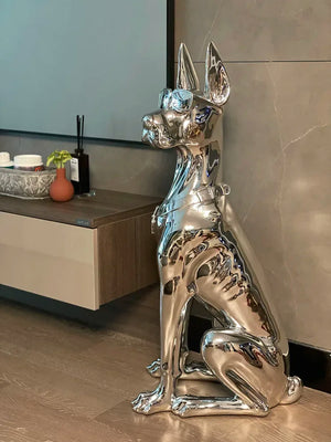 Doberman Decor Sculpture