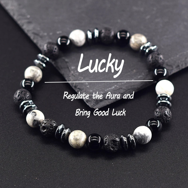 Spiritual Protection (Volcanic Stone) Bracelet