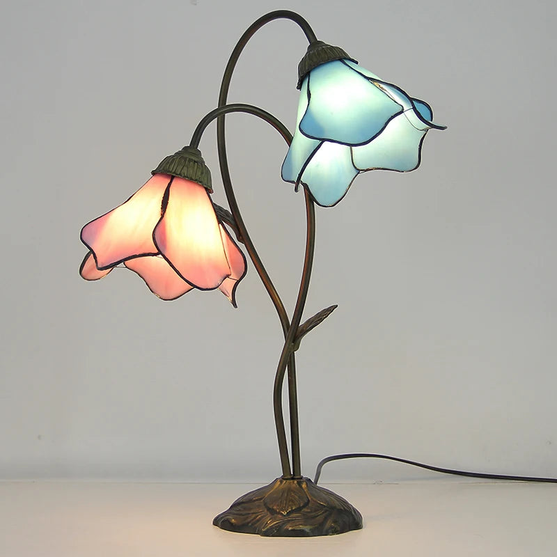 Tiffany (Mediterranean Flower) Table Lamp