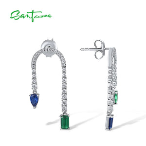 Sparkling Designer (925 Sterling Silver) Earrings