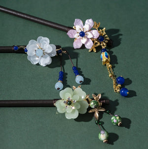 Tassel/Flower Hairpins