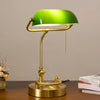 Vintage Table Lampshade (Wood/Copper Base)