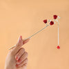 Romantic Rose Flower Hairsticks