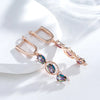 Crystal Rose Gold Earrings