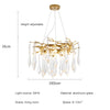 Classic Blue/Gold Lustre Chandelier