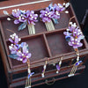 Fairy (Purple) Flower Hairpin Set