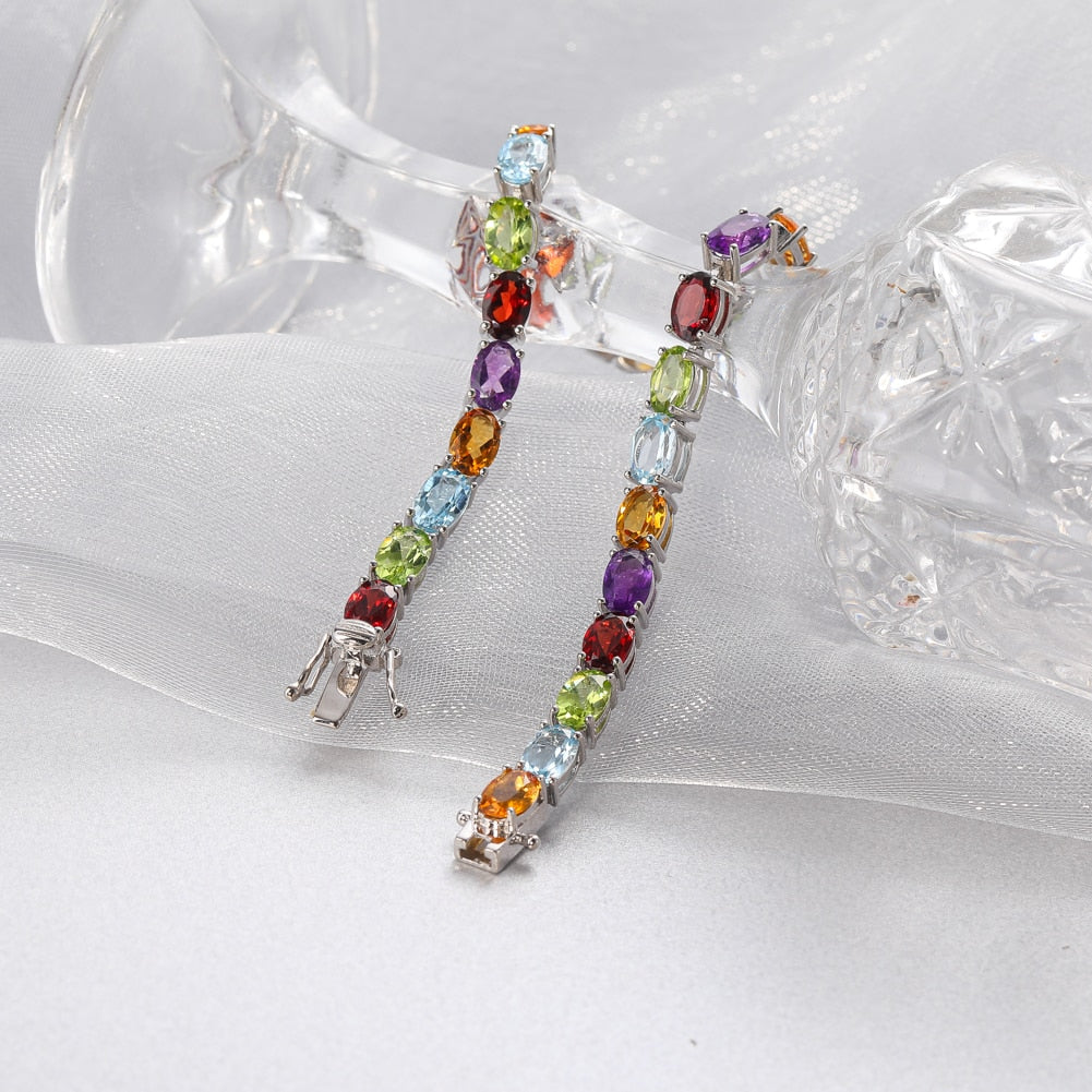 Color Charm - Sterling Bracelet