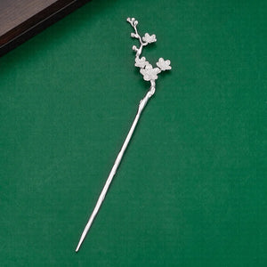 Plum Blossom (S925 Sterling) Hair Sticks