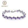 Purple Gem - Sterling Bracelet