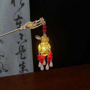 Luminous Lantern Hair Sticks