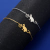 Lying Cat Charm Bracelet