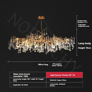 Luxury French (Branch) Chandelier