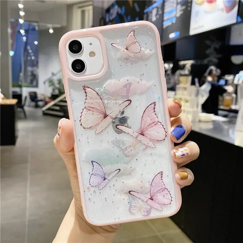 Butterfly Glitter iPhone Cases
