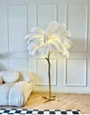 Ostrich Feather Floor Lamp