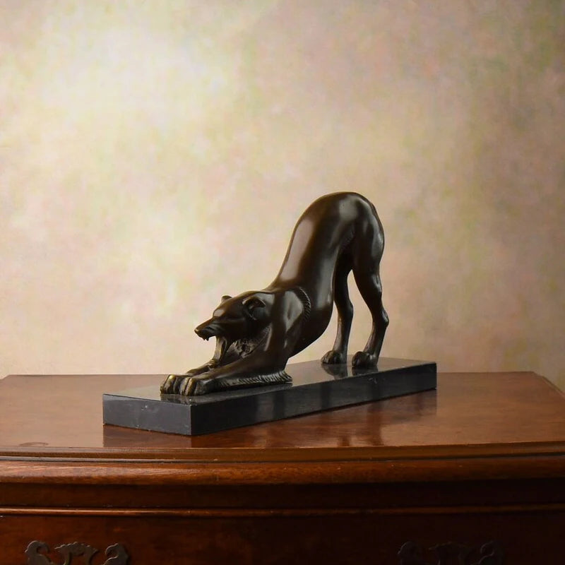 Greyhound (Bronze) Hunting Dog Sculpture