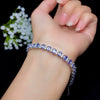 Silver (S925) Tanzanite Bracelet