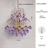 Italian Droplet (Purple/Red) Chandelier
