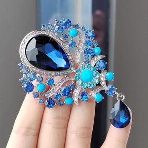 Retro Waterdrop Brooches
