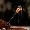 Wooden Moon/Flower Hair Sticks