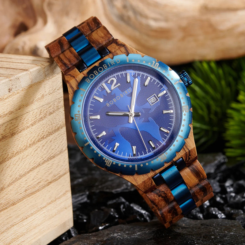 BOBOBIRD (Natural Wood) Men's Watch