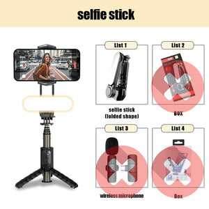 Gimbal Selfie Stick (light shutter)