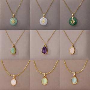 Lucky Charm Opal Necklaces