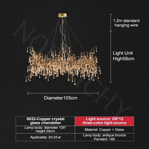 Luxury French (Branch) Chandelier