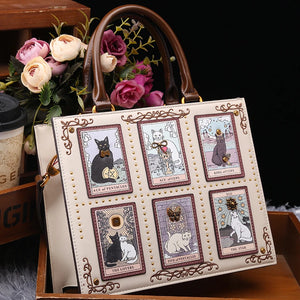 Lady (Cat Print) Fashion Handbag