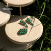 Charming Green Agate - Jewelry Set