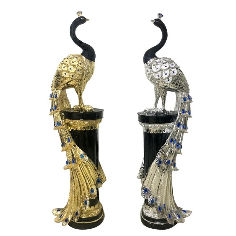 Peacock European-style (Large) Decor Statue