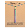BREATHING Anxiety/Mindfulness Positive Relief Necklace