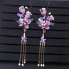 Fairy (Purple) Flower Hairpin Set